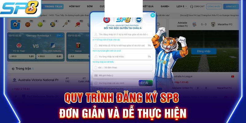Hướng dẫn cách thức đăng ký tài khoản SP8BET hiệu quả
