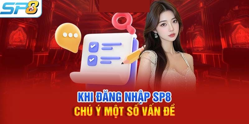 Những điều lưu ý khi thực hiện đăng nhập tài khoản SP8BET